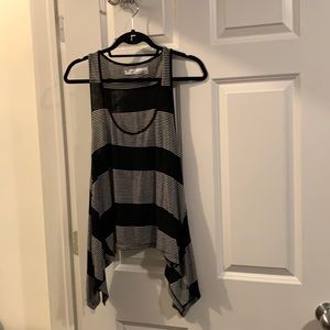 Super Unique black and white tank